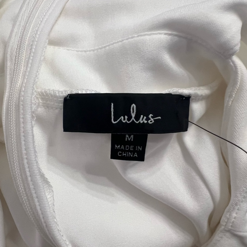 Lulu's Elegant White Jumpsuit - Picture 4 of 4